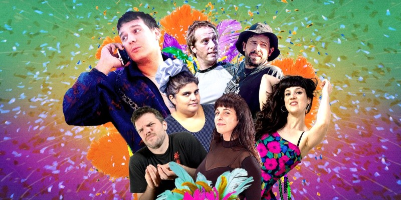 El elenco de Impro 2020.