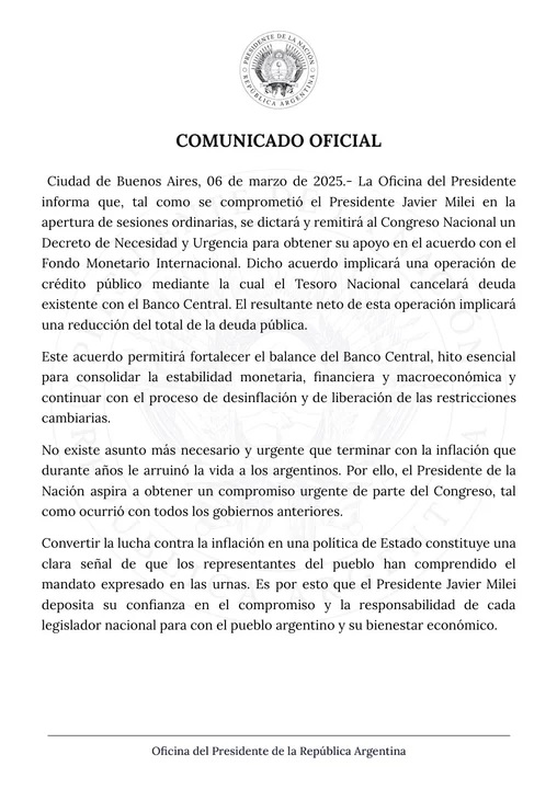 Comunicado