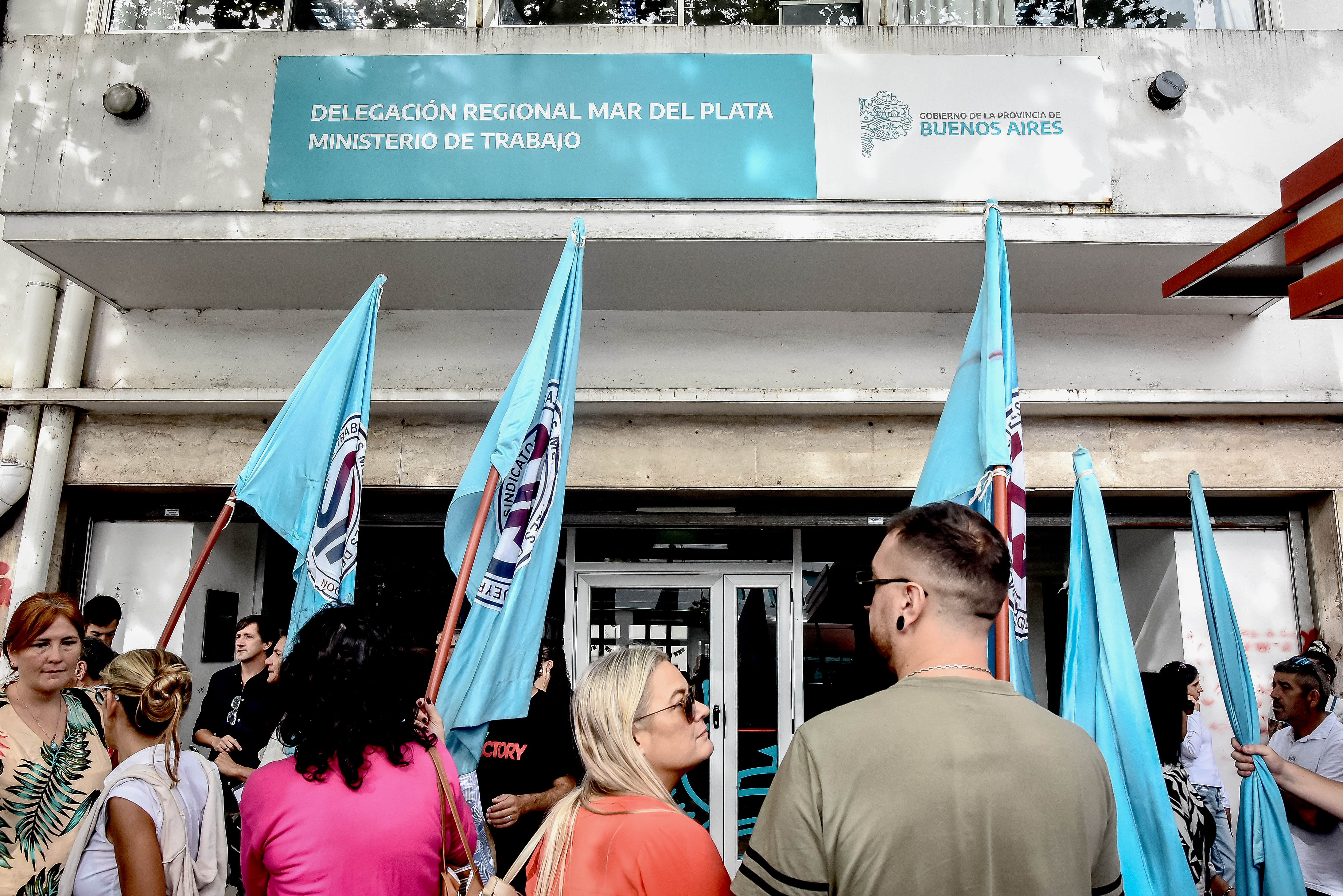 El STM realizó una presentación ante la delegación local del Ministerio de Trabajo bonaerense.
