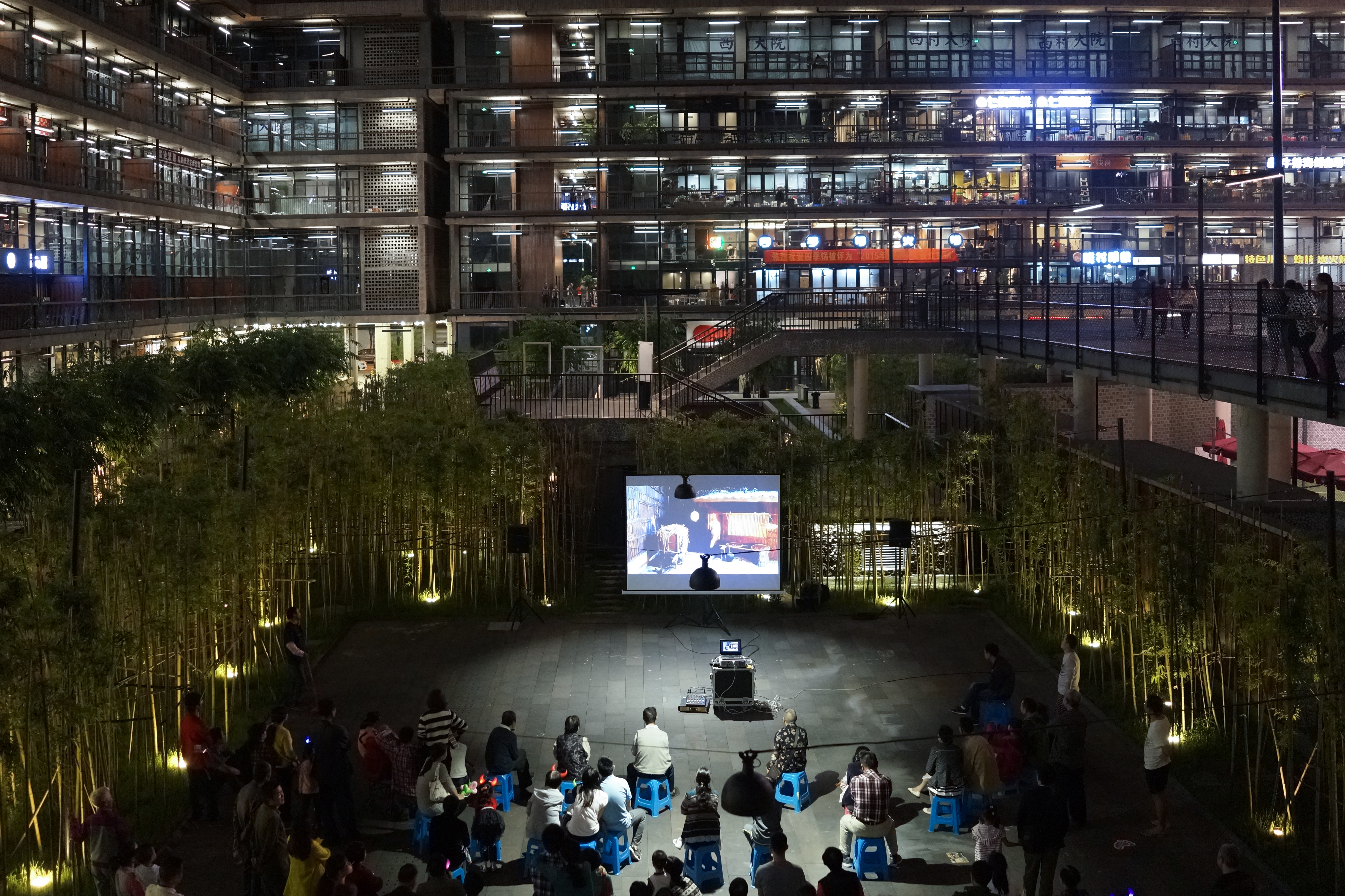 Actividad en el West Village, del arquitecto chino Liu Jiakun. Foto: EFE | Fundación Pritzker | Jiakun Architects.