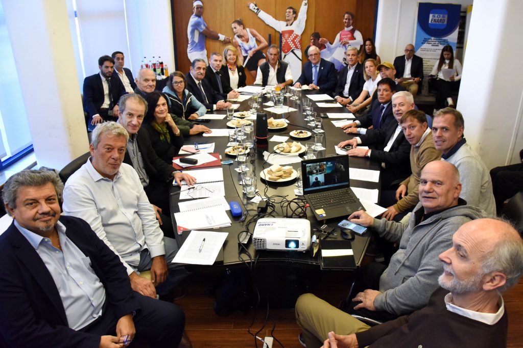 Foto: Prensa COA Los asambleístas del organismo en un alto de la reunión en la que se designaron las nuevas autoridades.