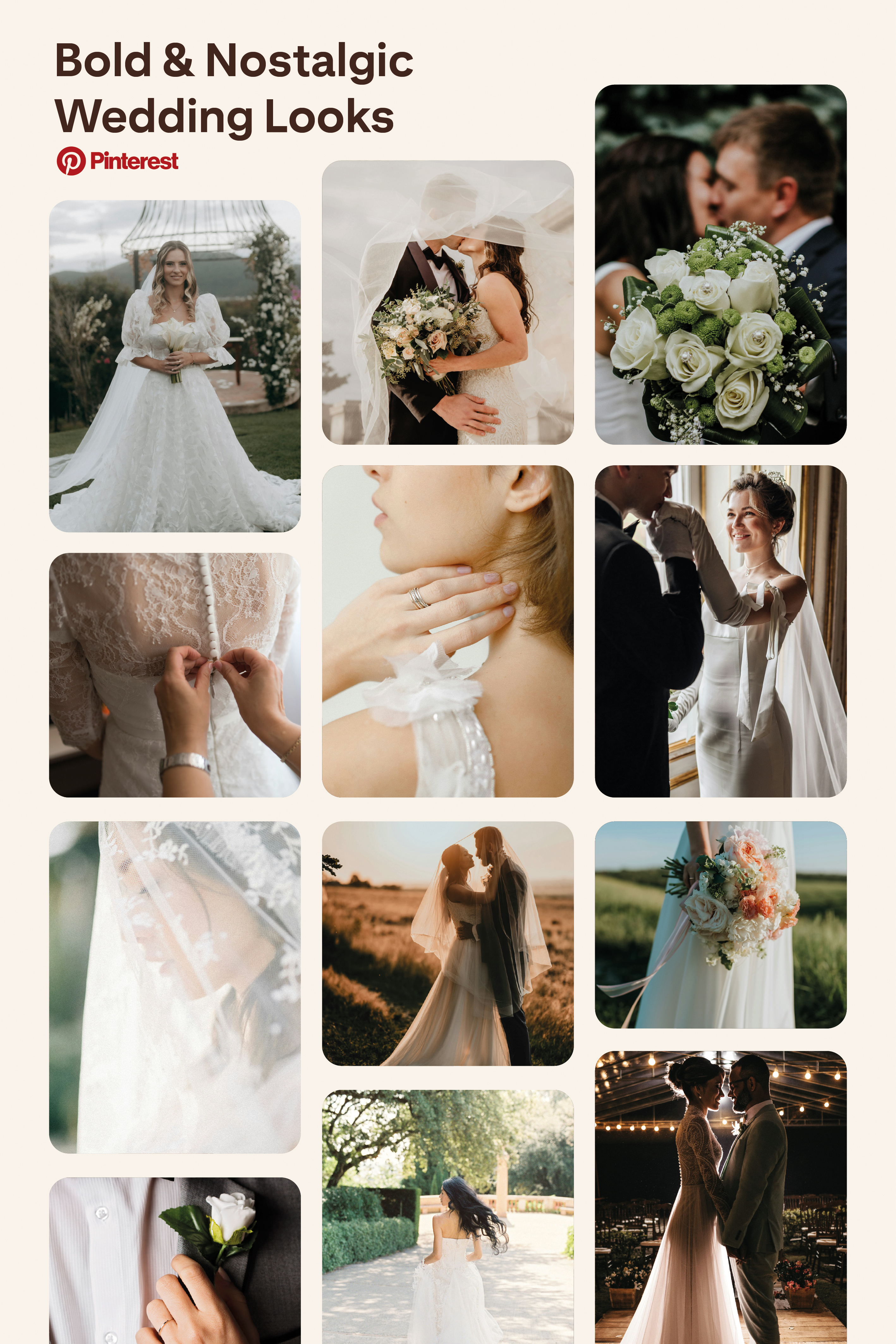 El marrón, el maximalismo y los toques surrealistas marcan las bodas de 2025