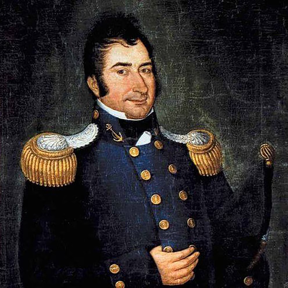 Hipólito Bouchard nació en 1780, Bormes-les-Mimosas, Francia, y falleció en 1837, en Nazca, Perú. 