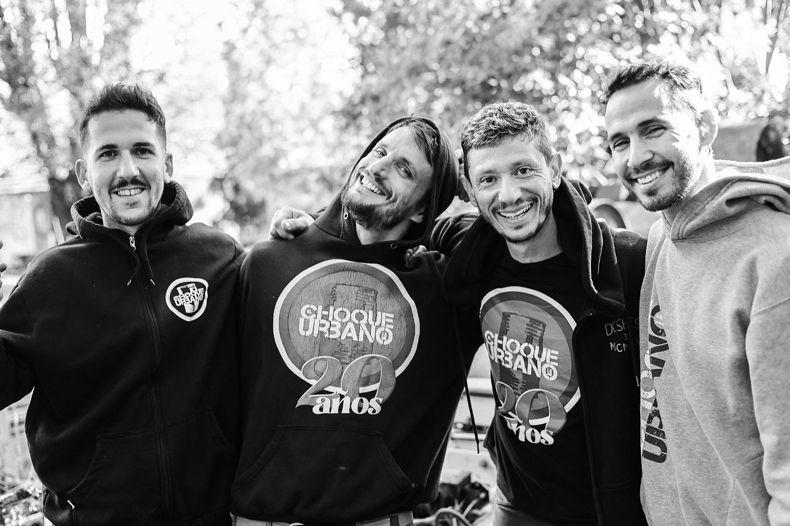 Los cuatro músicos que participan de "Trash": Eugenio Loza, Daniel Corrado, Gonzalo Arebalo y Santiafo Ablín. 