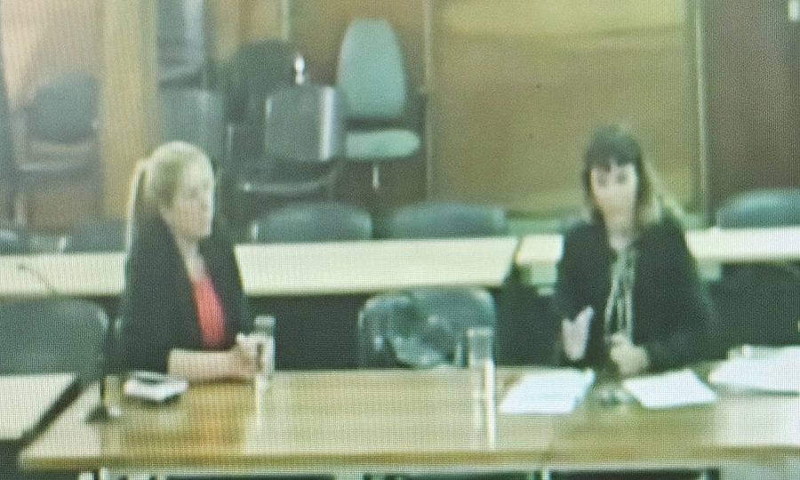 Carla Yanina Salvatore D'Ursi (a la izquierda) fue condenada a 5 años de prisión por lavado de activos de origen delictivo. Foto: Fiscalía General ante el TOF de Resistencia