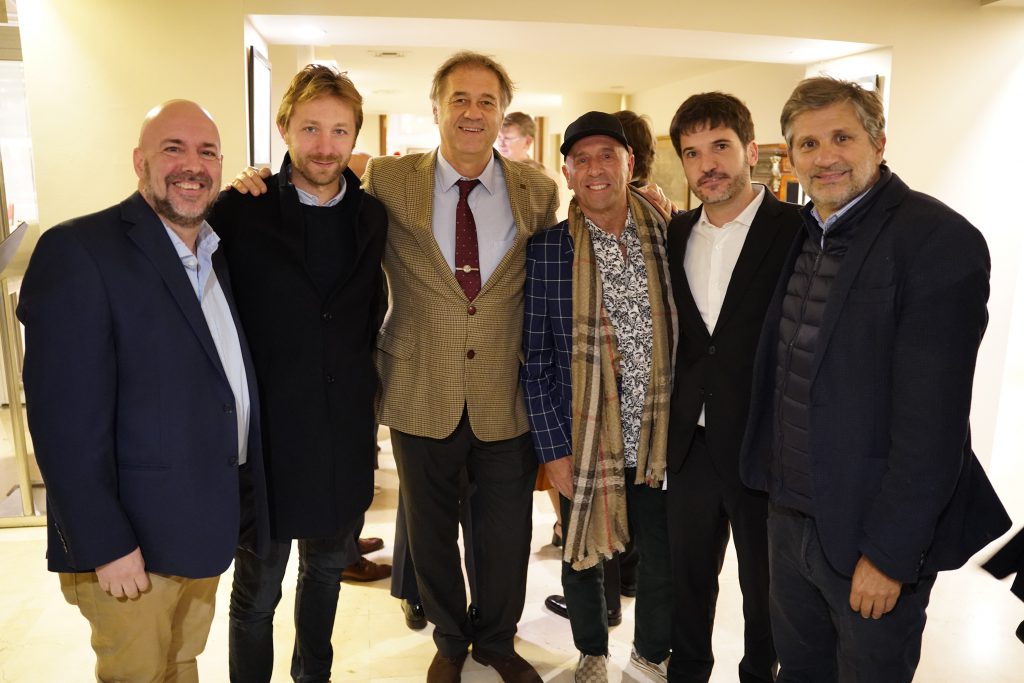 Carrancio, Bowden, Ladanaj, Aguerre, Mourgier y Ciano no se perdieron el festejo de LA CAPITAL.
