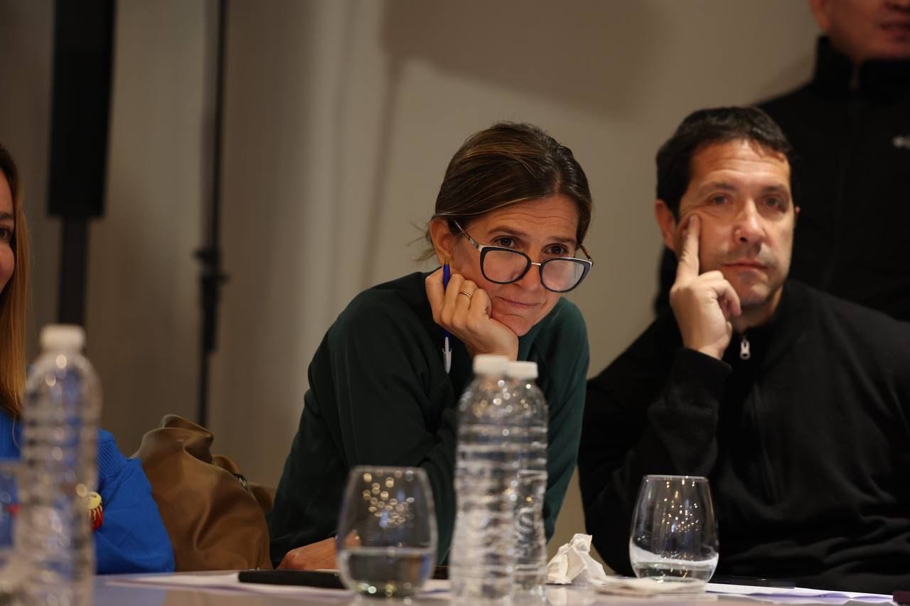 Fernanda Raverta, la semana pasada, en el Consejo Nacional del PJ.