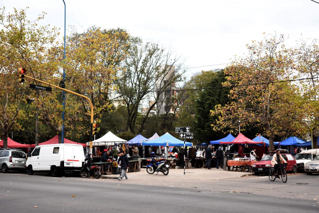 La Feria de la que se quejan los vecinos.