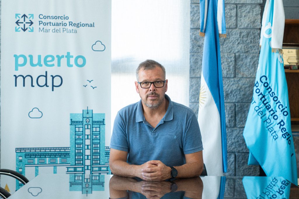 Marcos Gutiérrez, presidente del Consorcio Portuario.