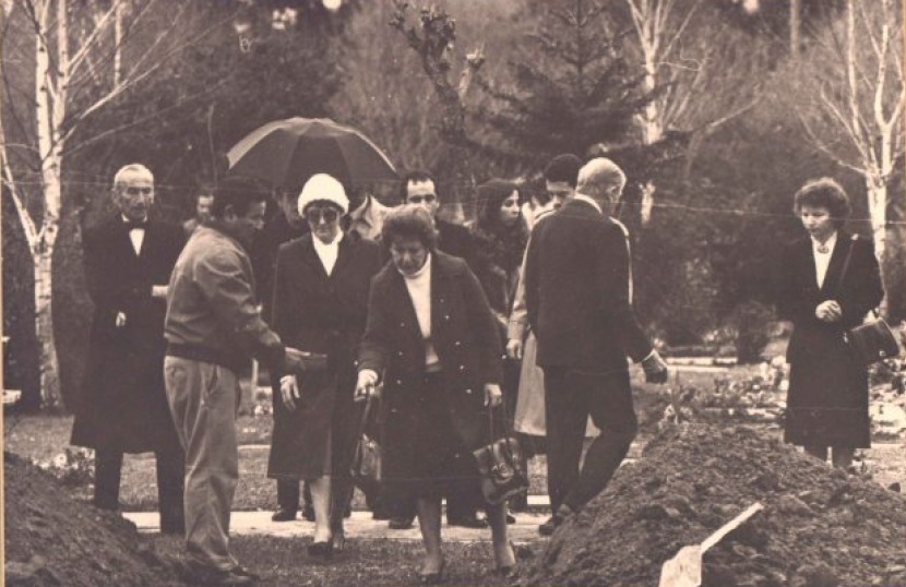 Imagen del entierro de Kutshmann.