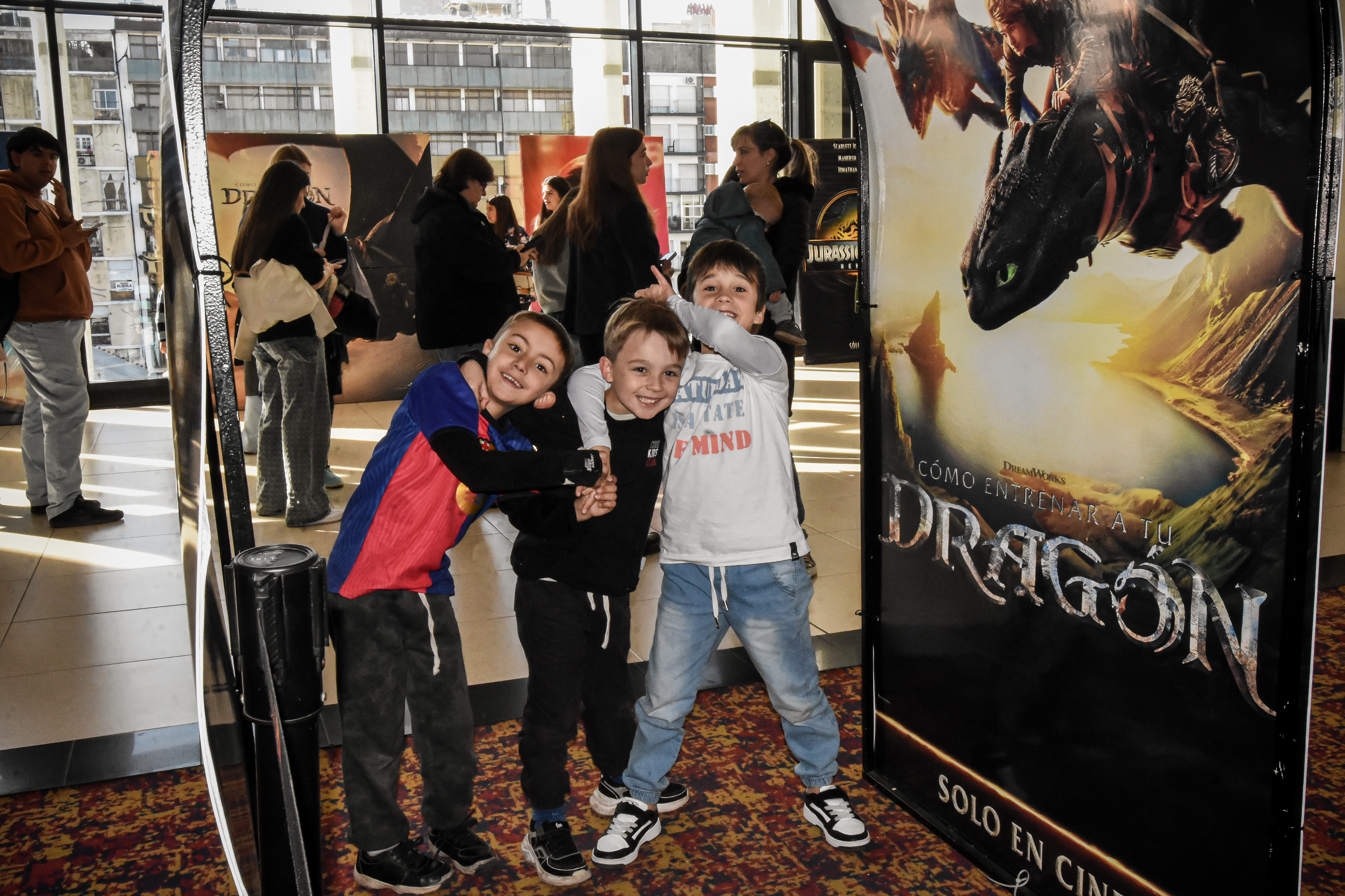 El trío de pequeños amigos: Blas, Baltazar y Felipe.