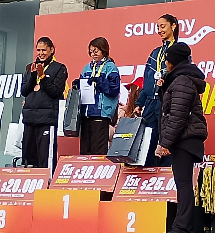Maia Monín porta apellido ilustre y condiciones para triunfar. Se impuso en la distancia de 5K.