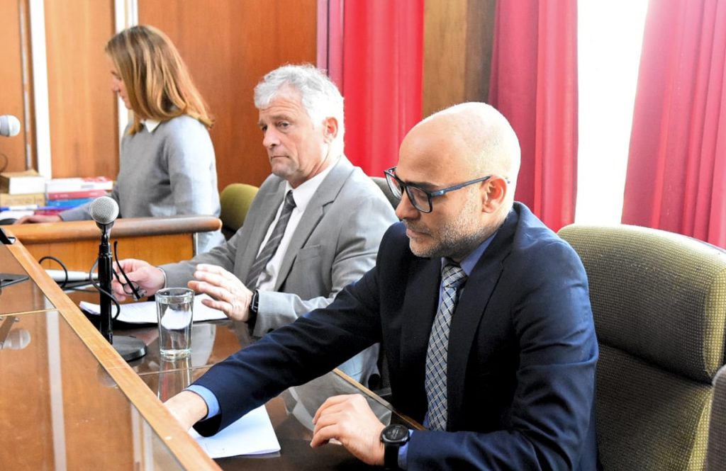 Los jueces Fissore (izquierda) y Cecchi.