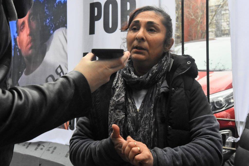 Maru Salinas, madre de Ezequiel Vázquez.