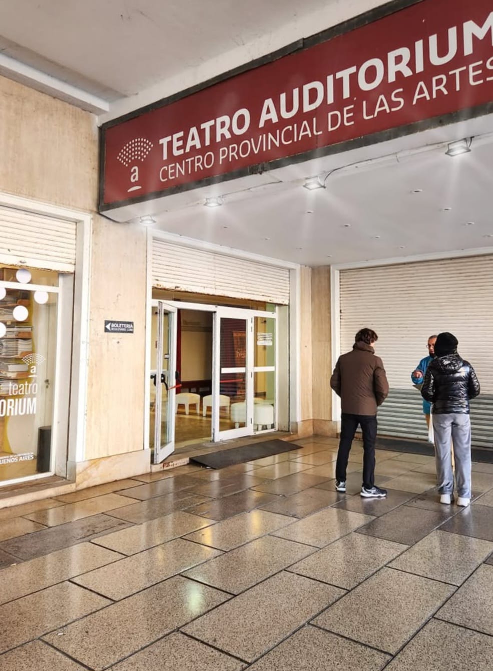 El lugar en el que retirar las entradas.