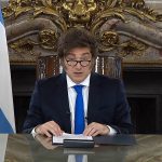 Milei usó una cita de la película “Batman” en cadena nacional