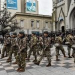 Se realizó el relevo de guardia de Fuerzas Armadas por primera vez en Mar del Plata