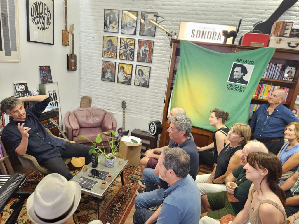 Francisco Capalbo, durante una de las presentaciones de su libro, en junio de este 2025. 