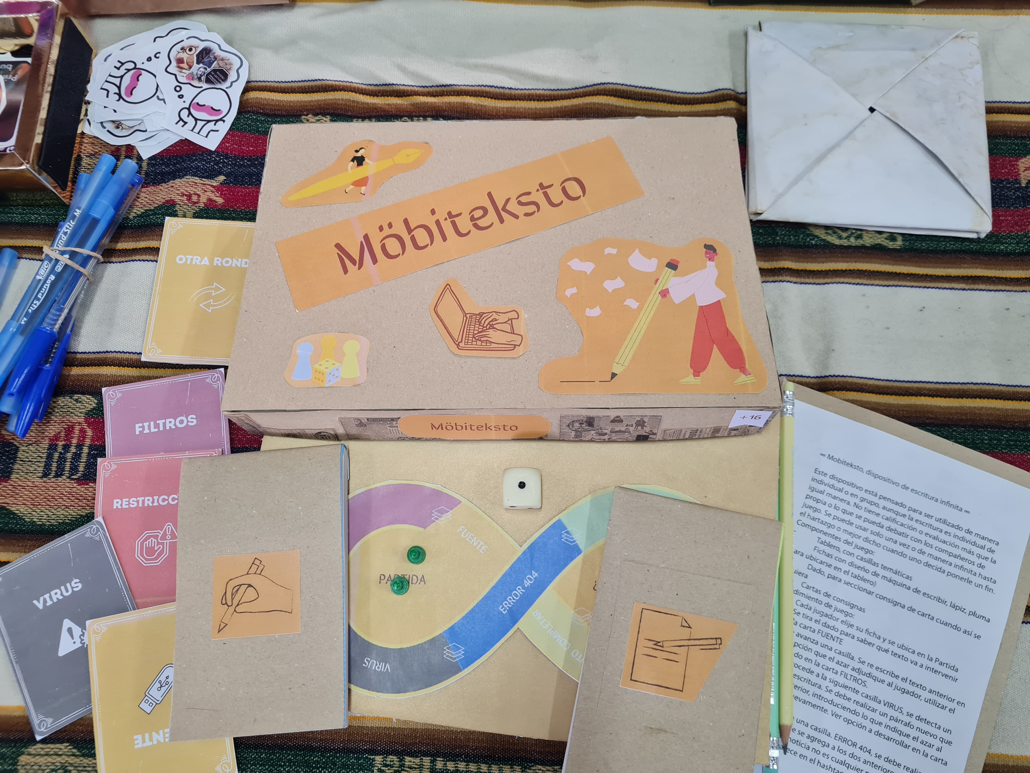 Algunas de las producciones literarias creadas por los estudiantes del Taller de Oralidad y Escritura. 