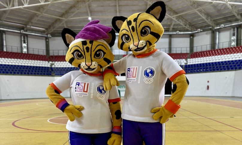 Foto: asu2025.org.py Tika y Tito, los gatos monteses elegidos como las mascotas de ASU 2025