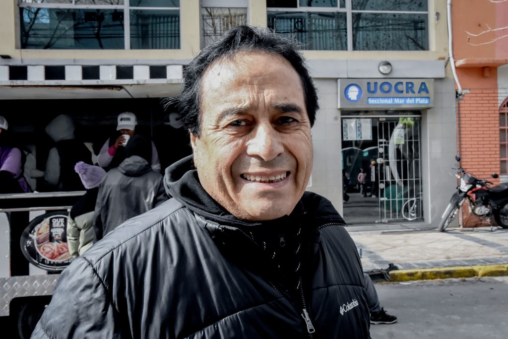 César Trujillo, secretario general de la UOCRA en Mar del Plata.