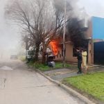 Incendio en una vivienda de Villa Lourdes: una familia perdió todo