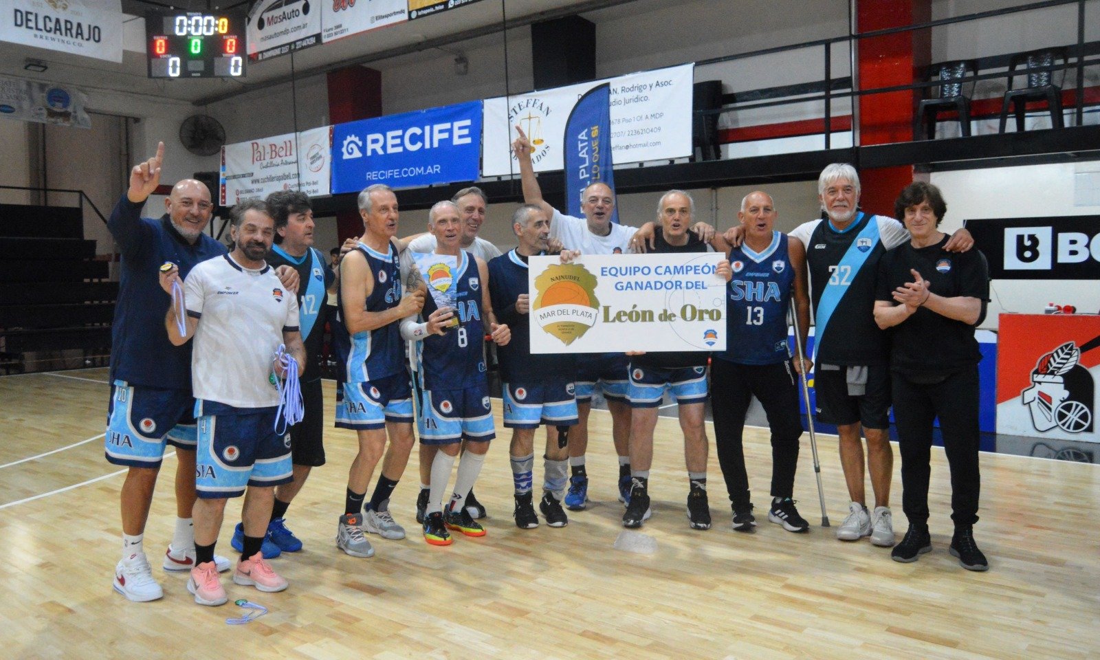 Mar del Plata, campeón en +60 masculino.