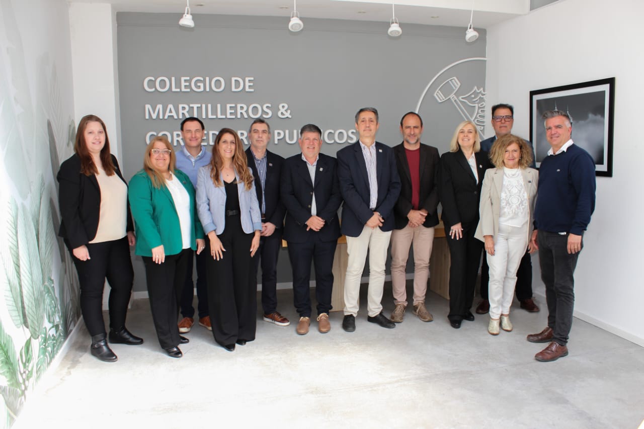 Integrantes del Consejo Directivo del Colegio de Martilleros y Corredores Públicos de Mar del Plata. 
