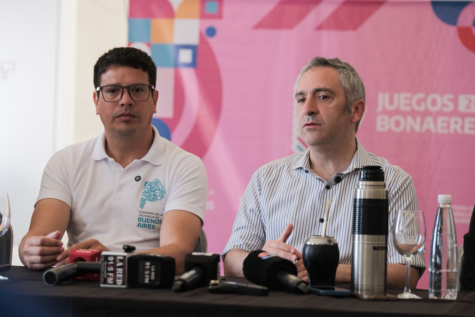 Cristian Cardozo y Andrés "Cuervo" Larroque. 