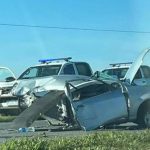 Murió un bebé de 2 años al chocar un auto contra una columna en la ruta 11