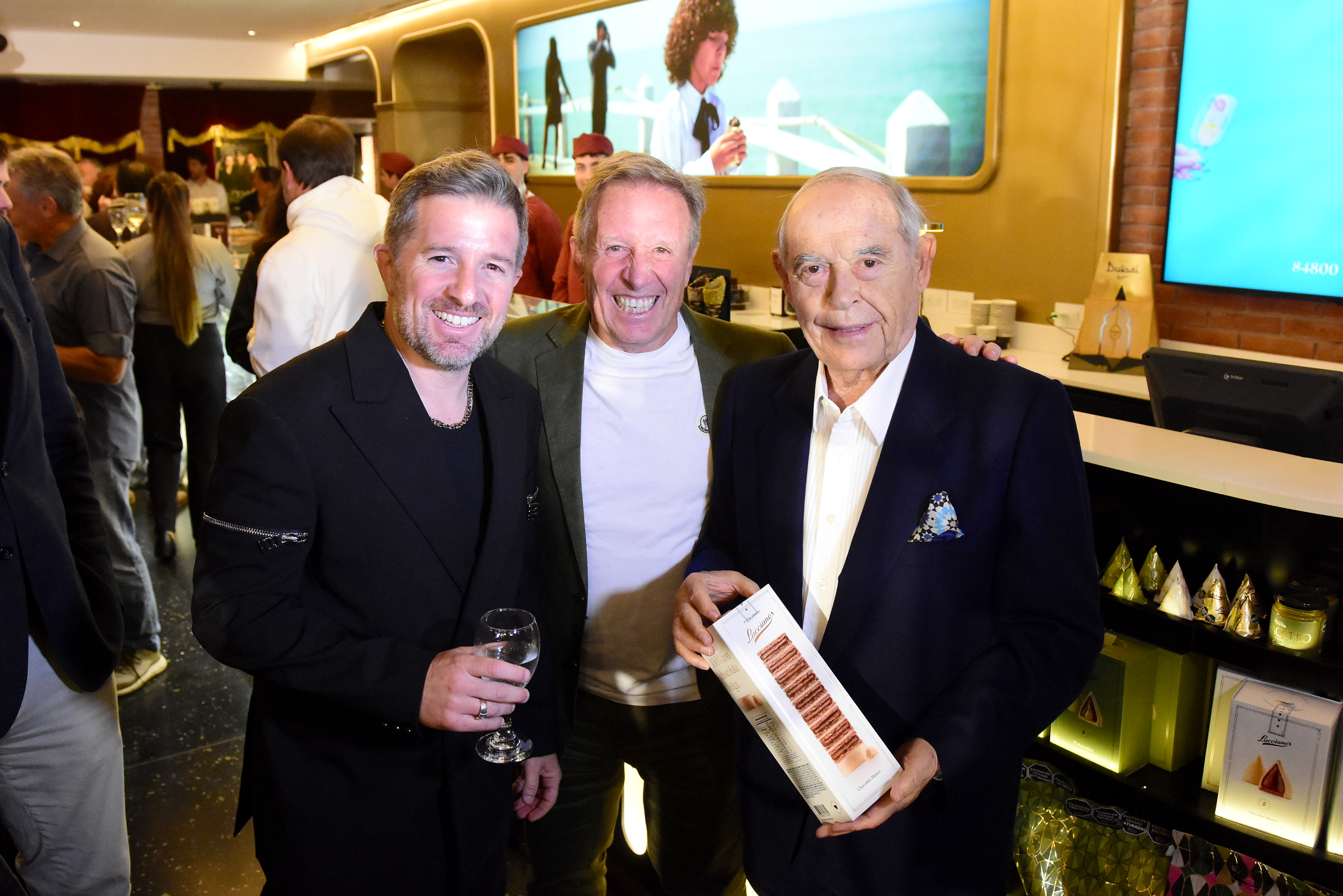 Christian Otero, Daniel Otero y Florencio Aldrey.