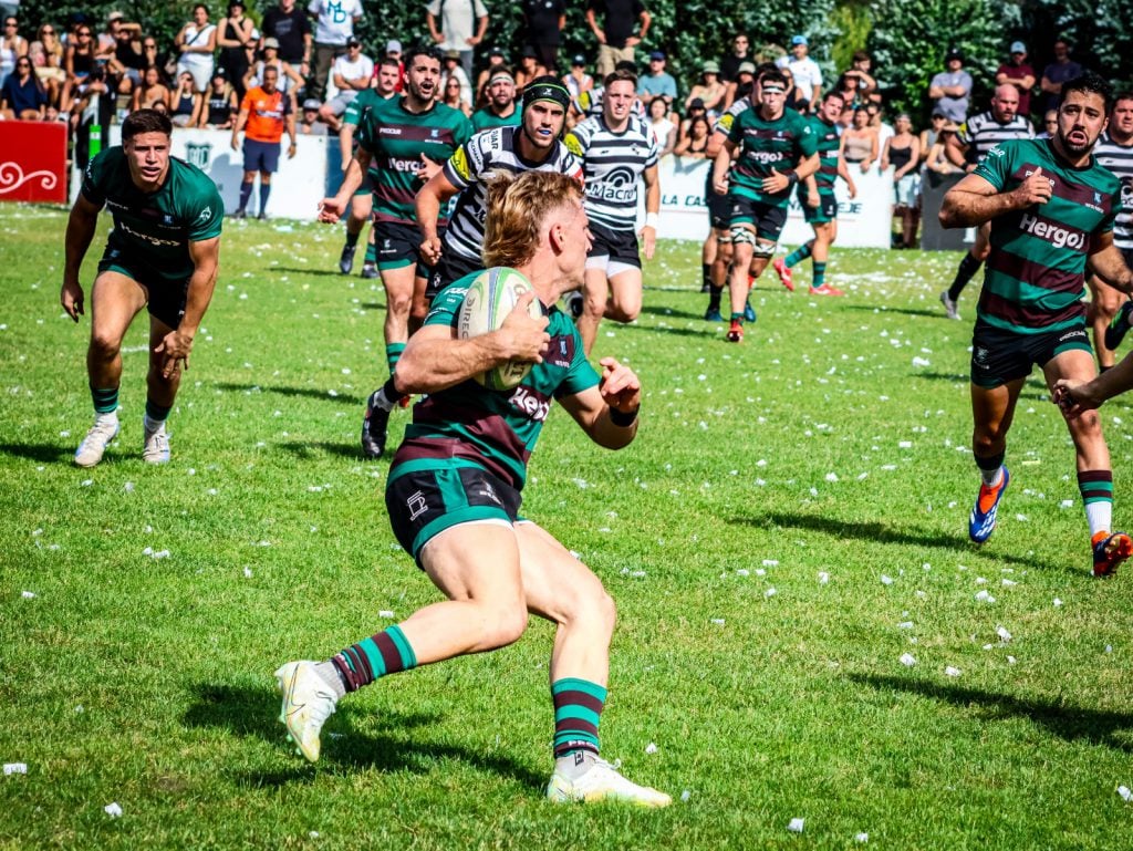 Foto: Nahuel Bovelli/Prensa MdP Club Pedro Hernández Coste anotó el último try de su equipo, el cual al final marcó la diferencia.