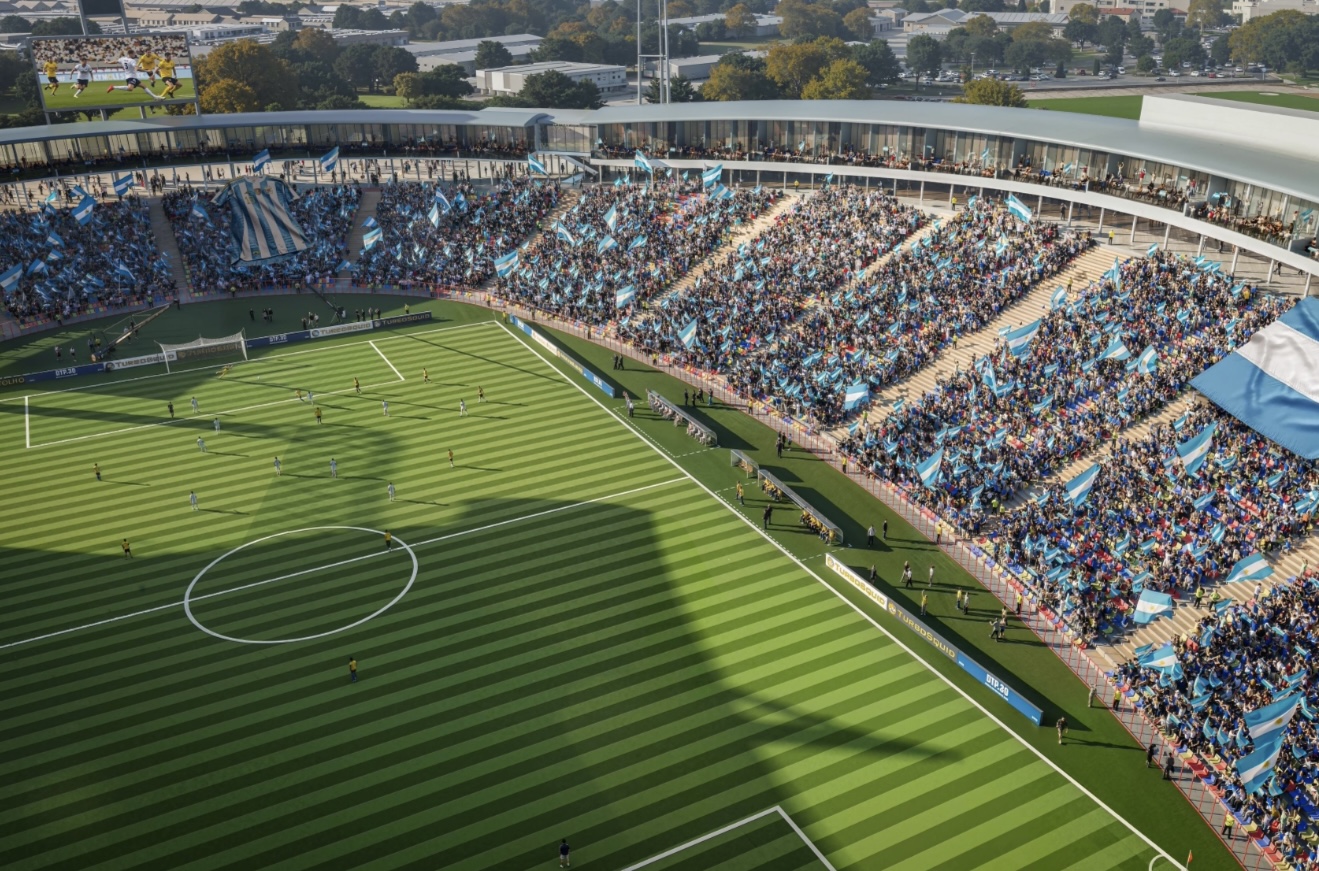 El estadio José María Minella (render de la empresa Minella Stadium).