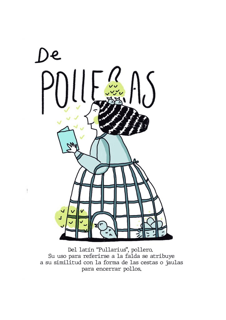 Ilustración de Carolina Bergese para la colección Esa Plaga de Polleras.