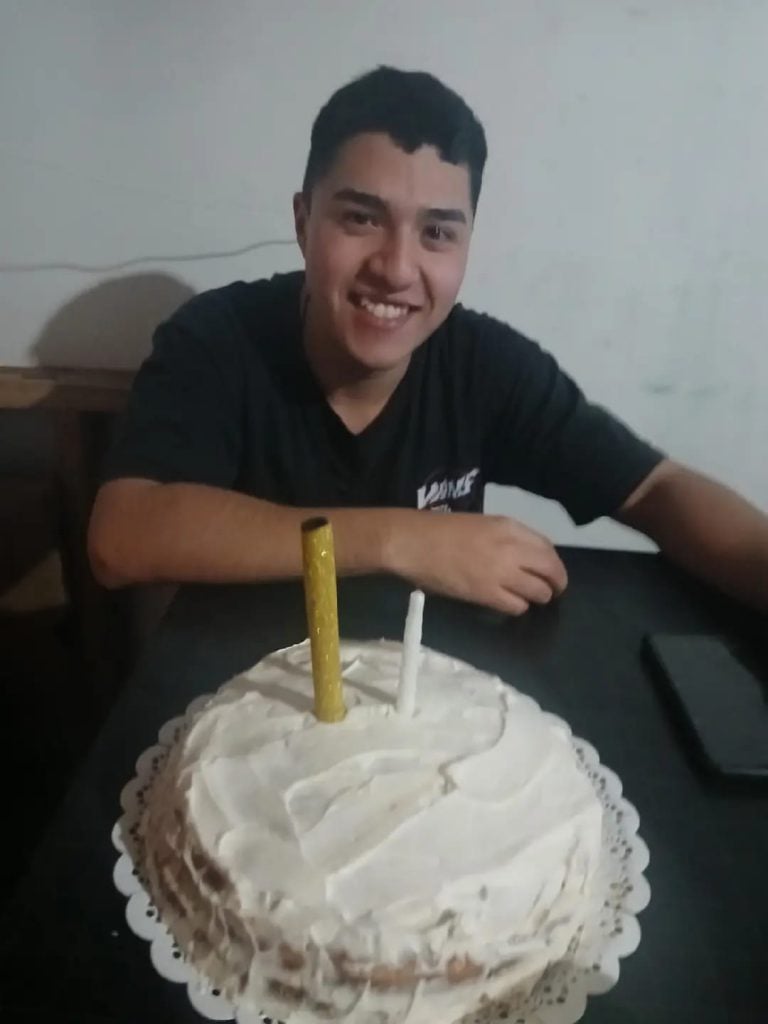 El joven policía cumplió 20 años el 30 de julio pasado.