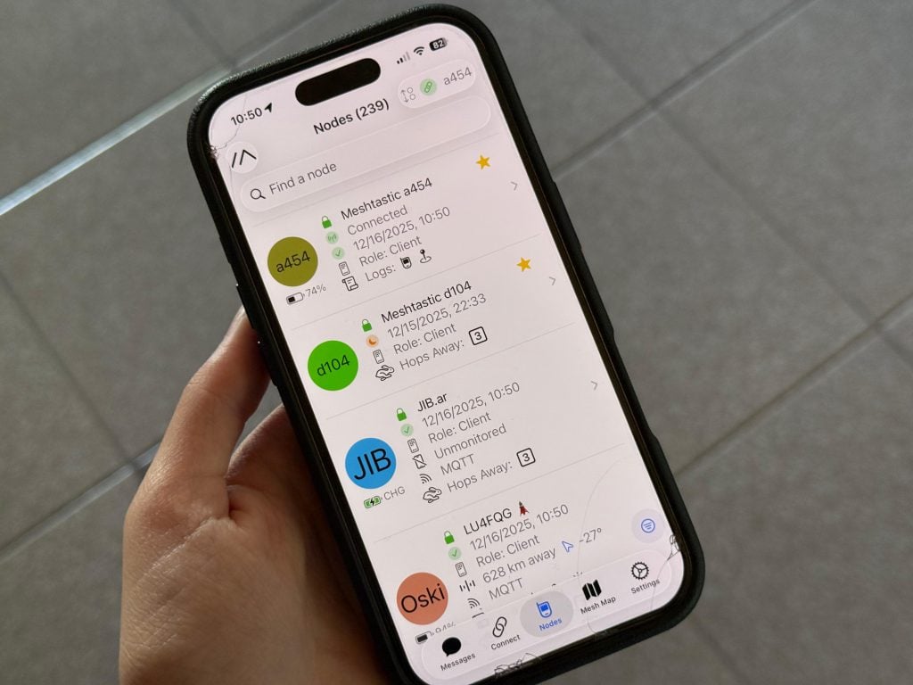 aplicación meshtastic