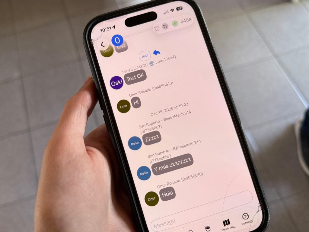 aplicación meshtastic