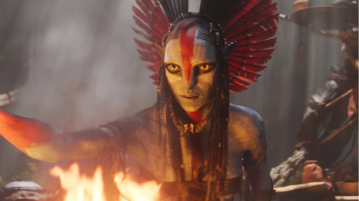 El personaje de Oona Chaplin, en Avatar. La nieta del legendario Charles Chaplin.