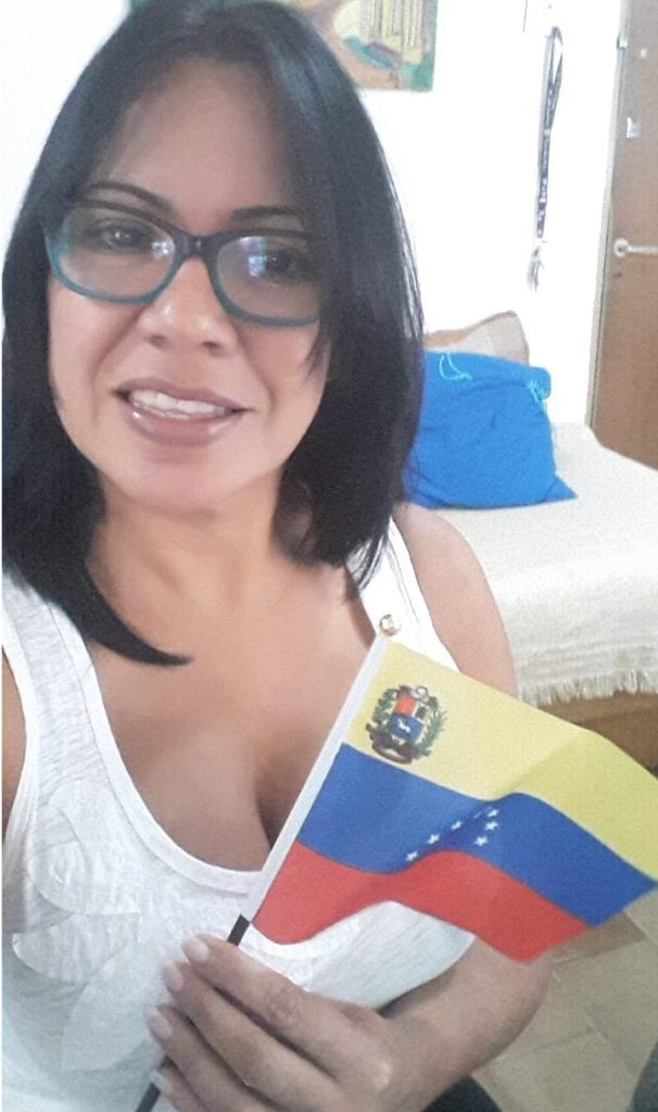 Cecilia Rosendo Antequera, podóloga venezolana, vive en Mar del Plata y llegó en 2017 a Argentina.