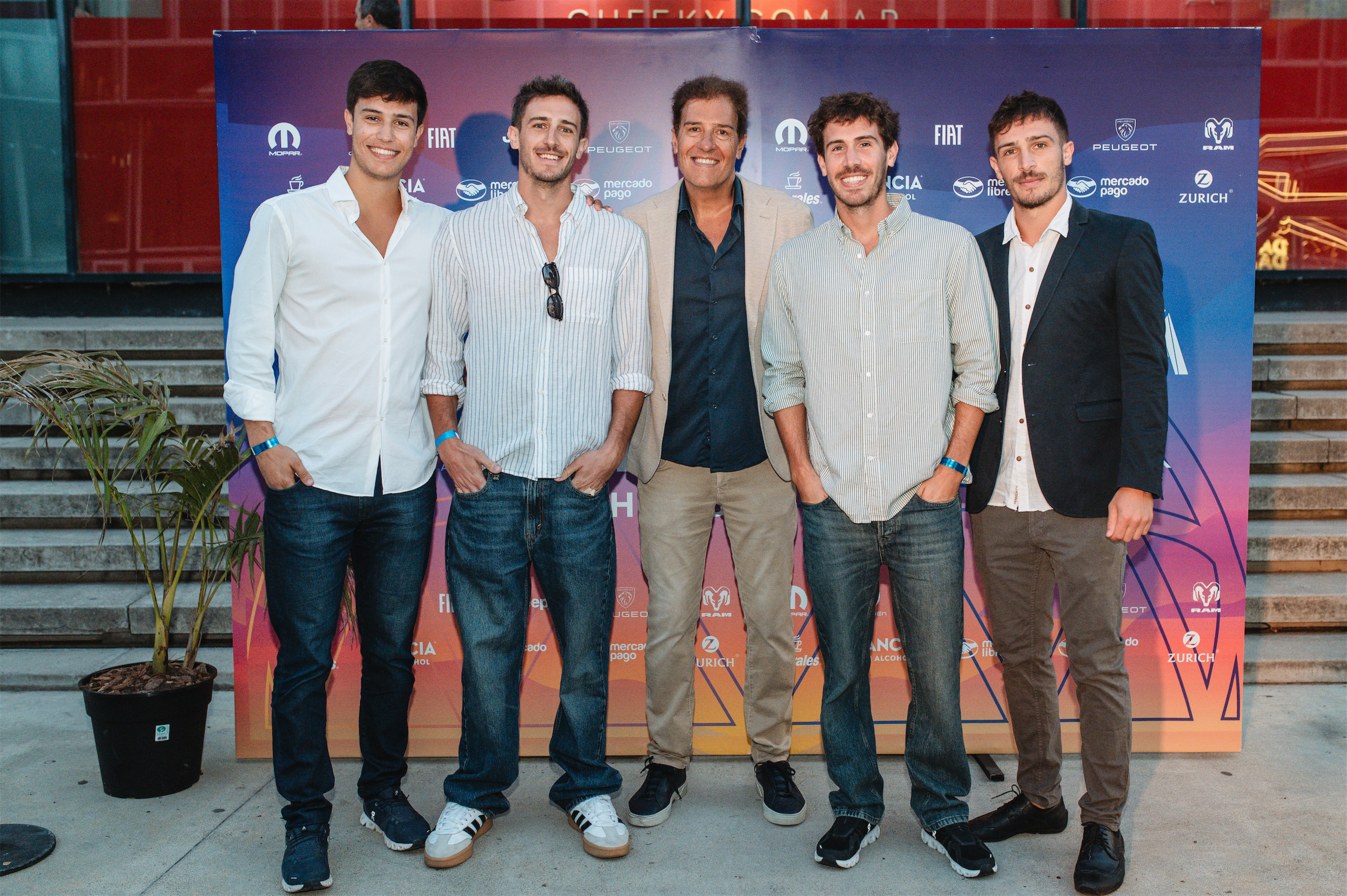 Lucas, Julian, Marcelo, Diego y Matias Cardellino.