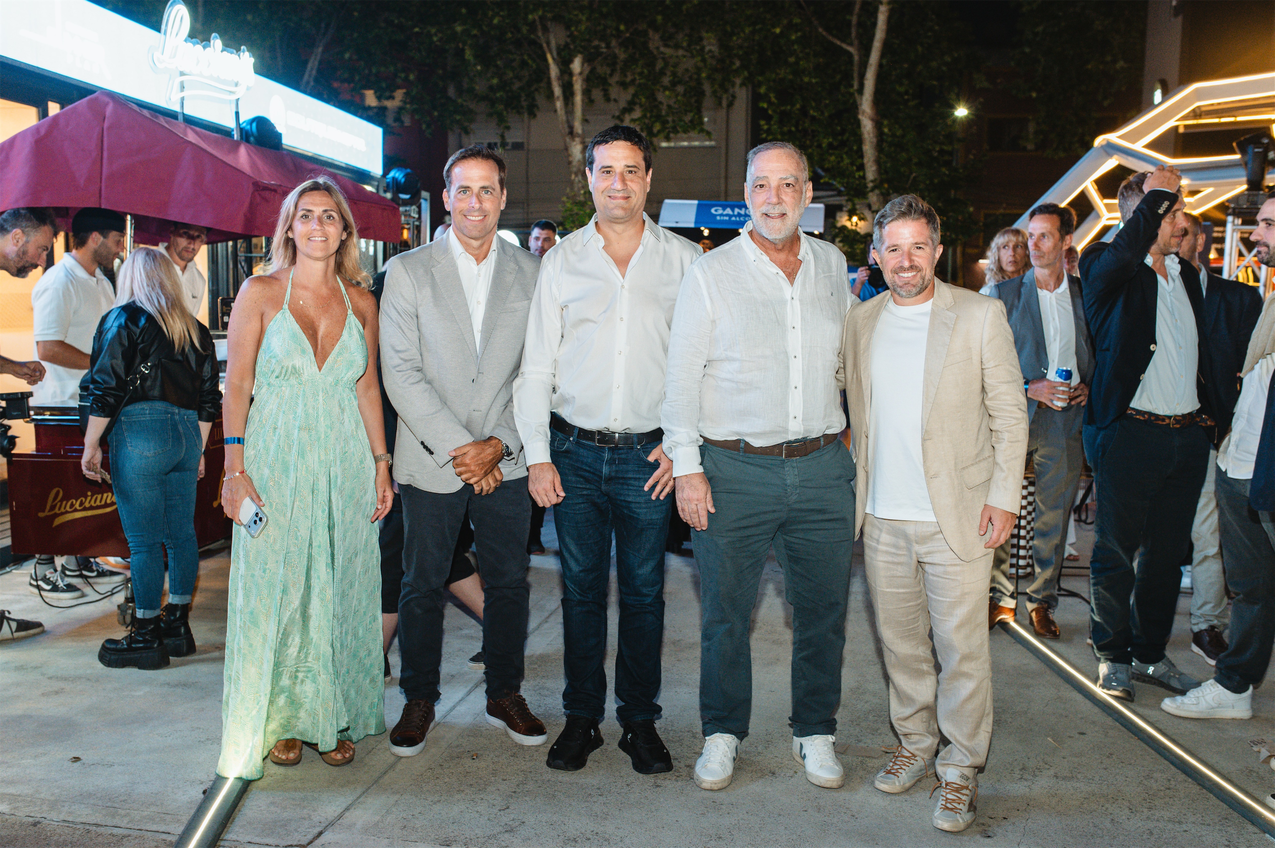 Marina Sanchez Herrero, Martin Zuppi, Maxi Abad, Martin Pochat y Christian Otero.