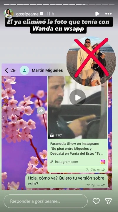 wanda nara y martin migueles