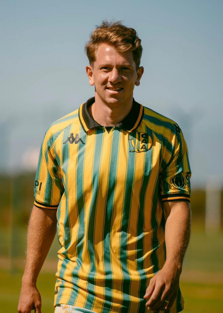 Esteban Rolón ya entrenó en el predio de Punta Mogotos. Foto Prensa Aldosivi