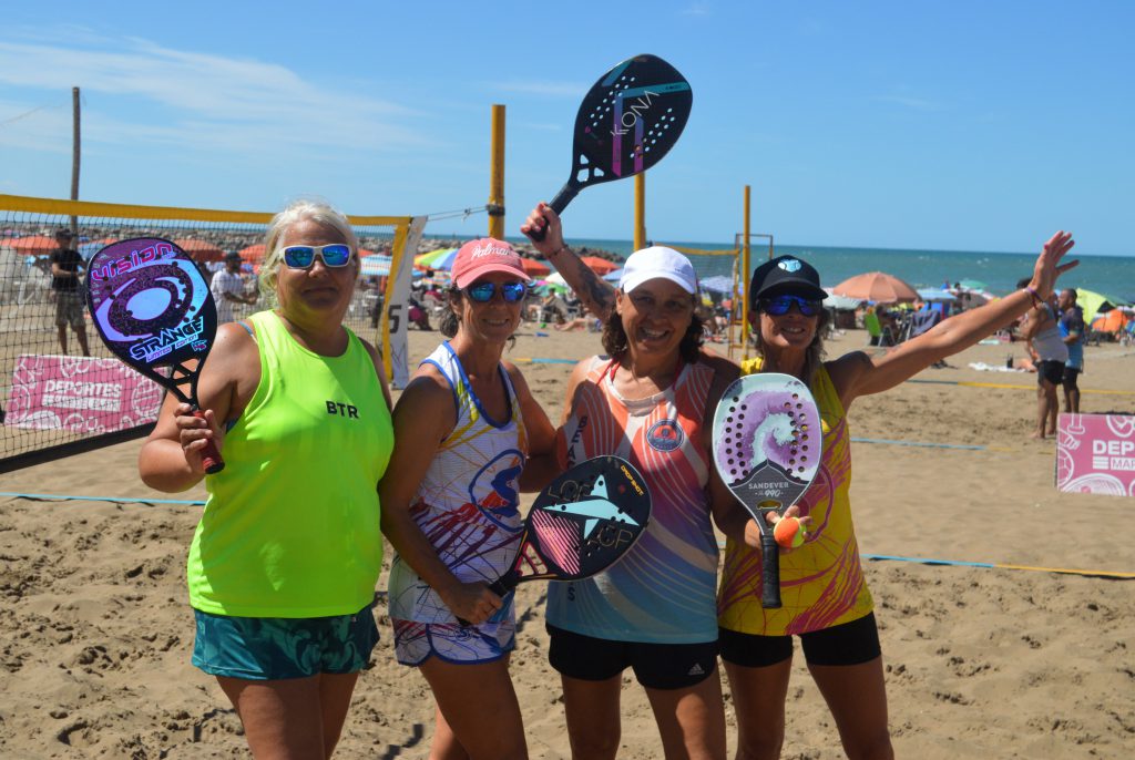 Las cuatro protagonistas de la final de Damas B.