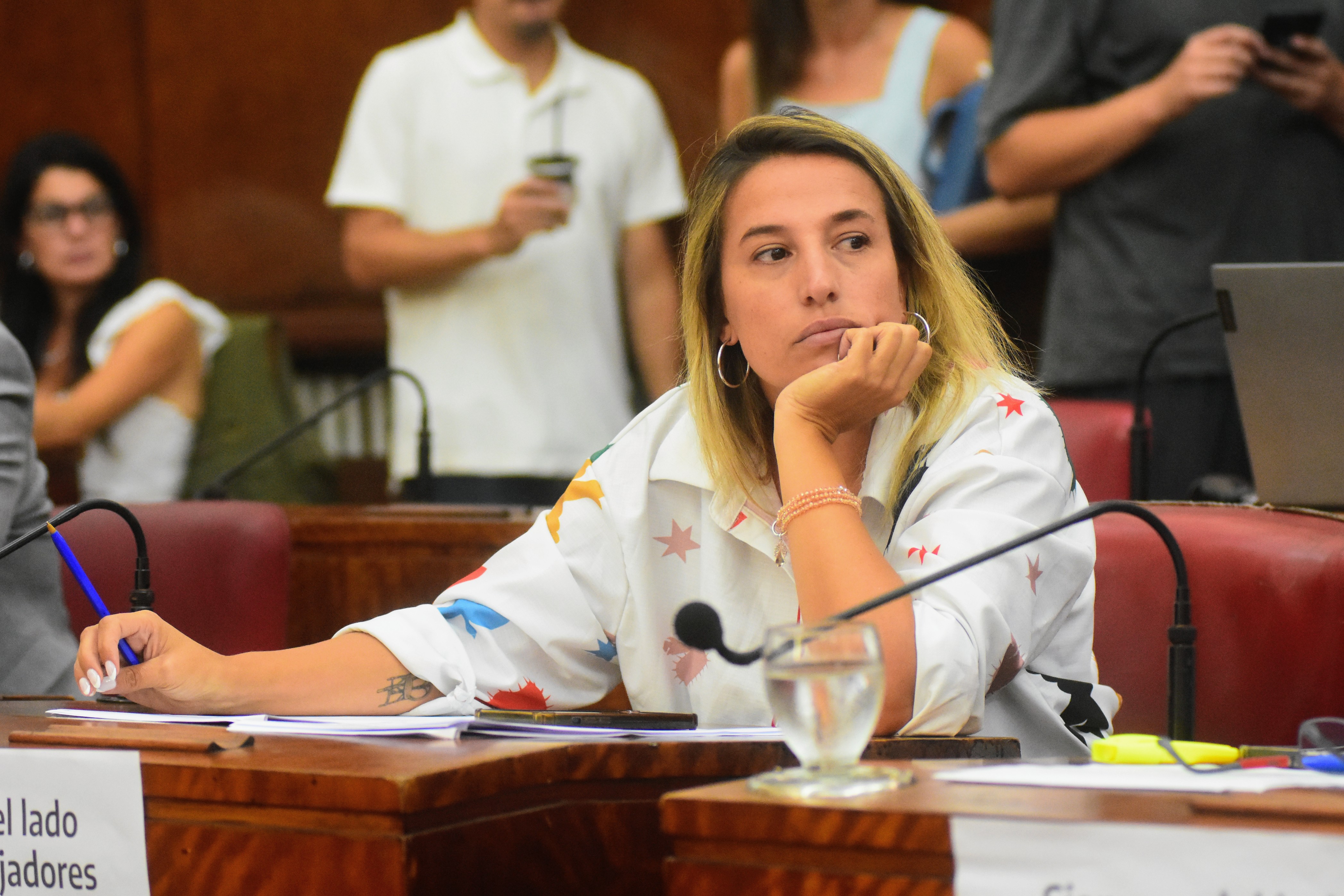 Mariana Cuesta (Unión por la Patria) pidió la votación nominal del presupuesto.