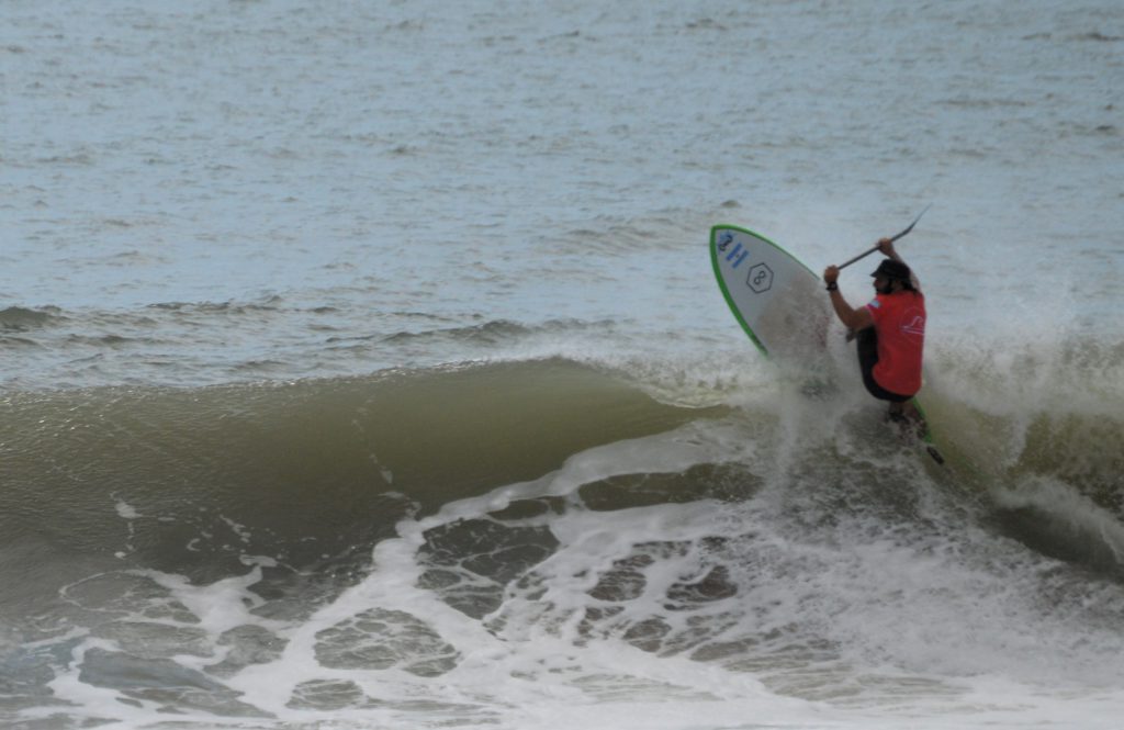 Franco Faccín impuso condiciones con maniobras como ésta.