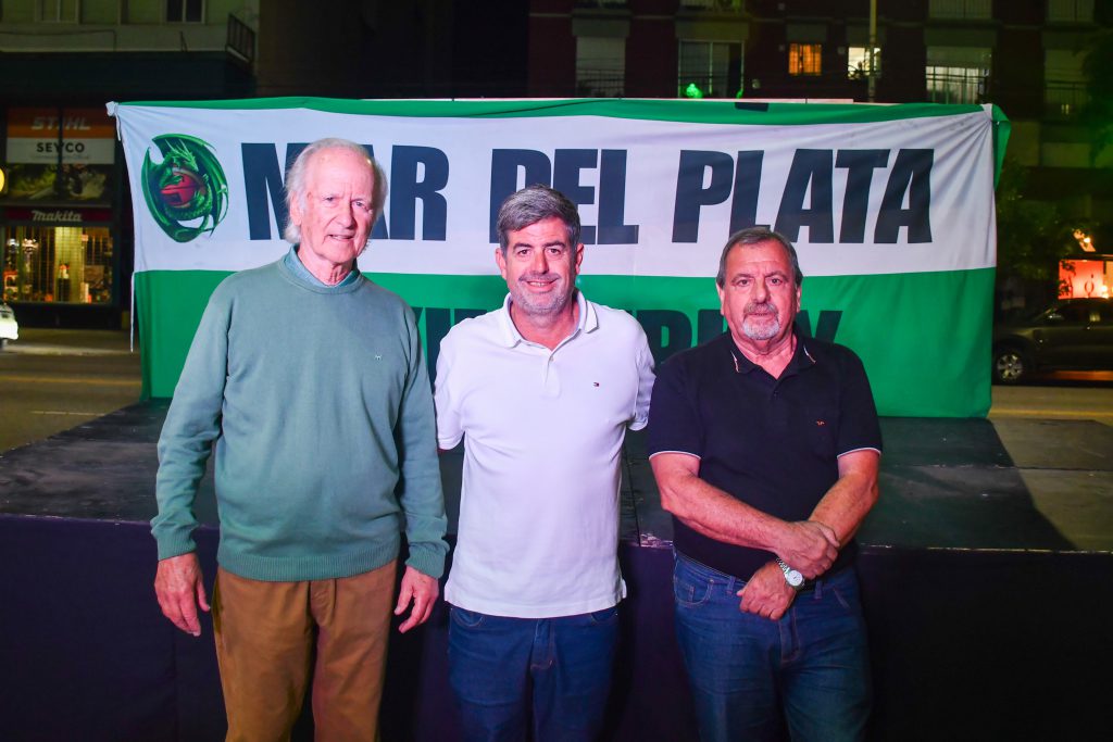 Emilio Van Gool, Luciano Mignini (actual) y Jorge Falcone, los tres presidentes más recientes.