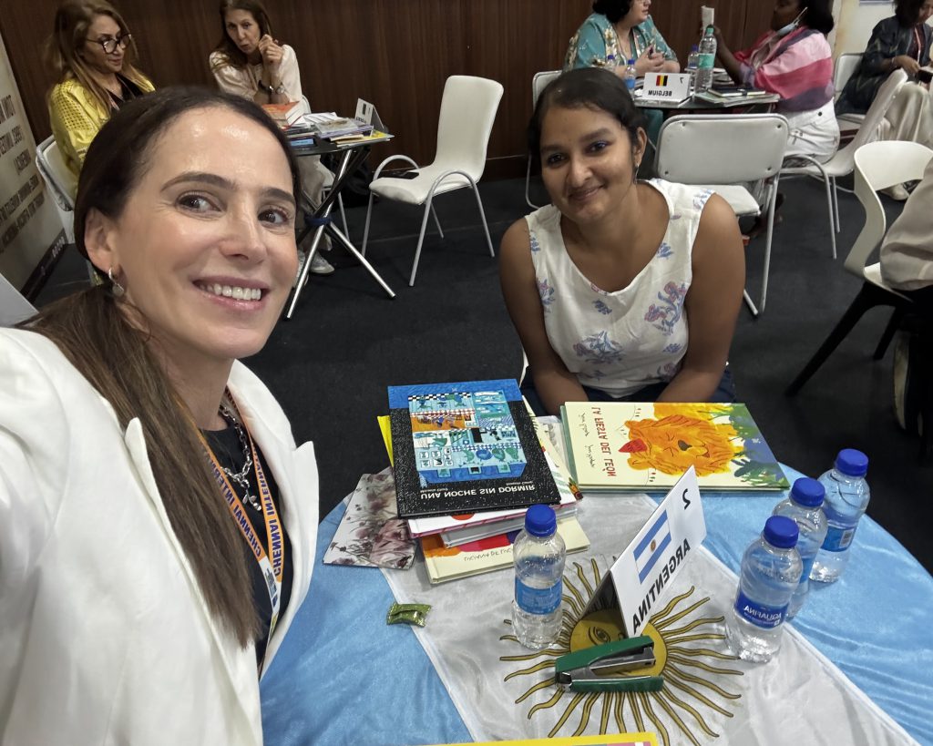 Celina, en uno de los eventos de la India. 