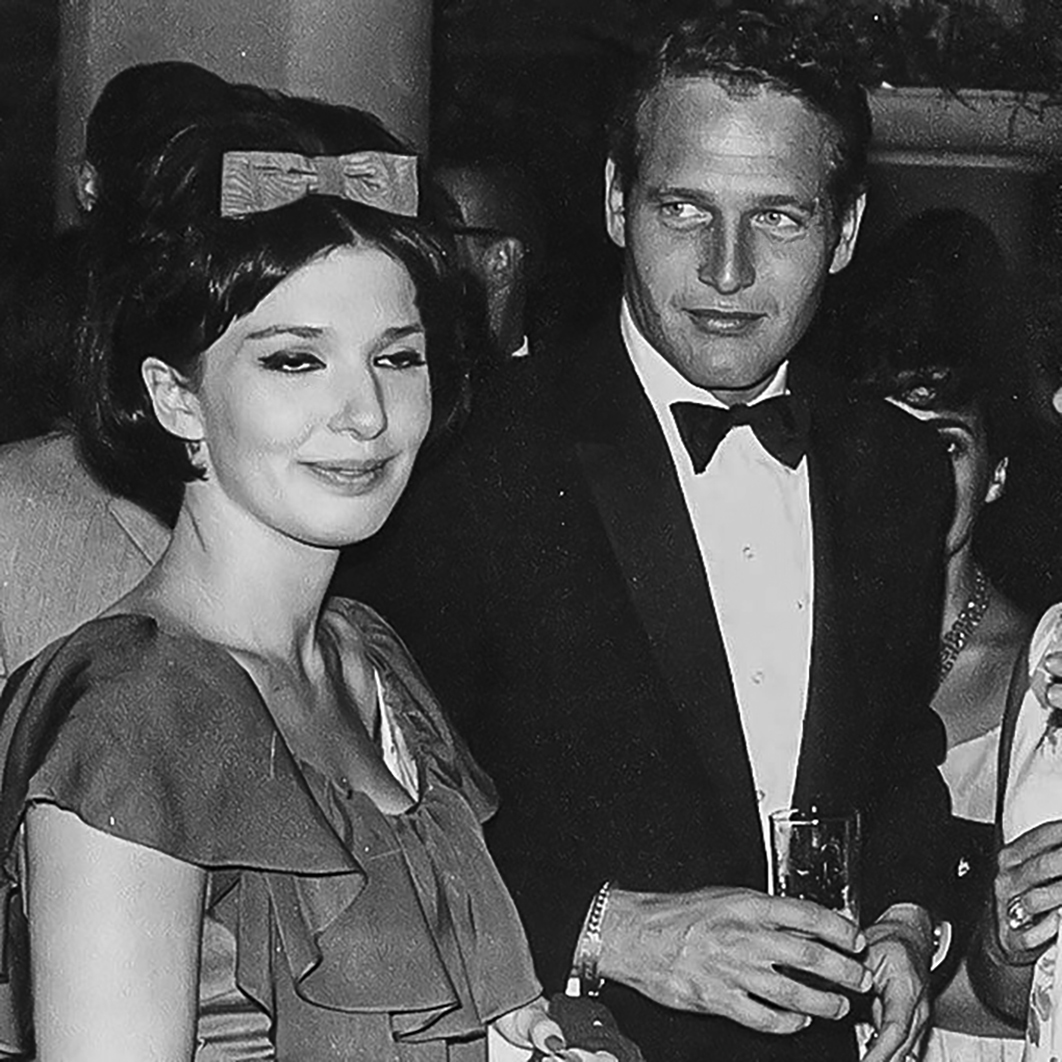 Graciela Borges junto a Paul Newman durante el Festival Internacional de Cine de 1962.