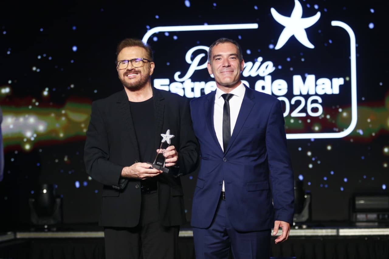 Joaquín Galán y el intendente Agustín Neme.